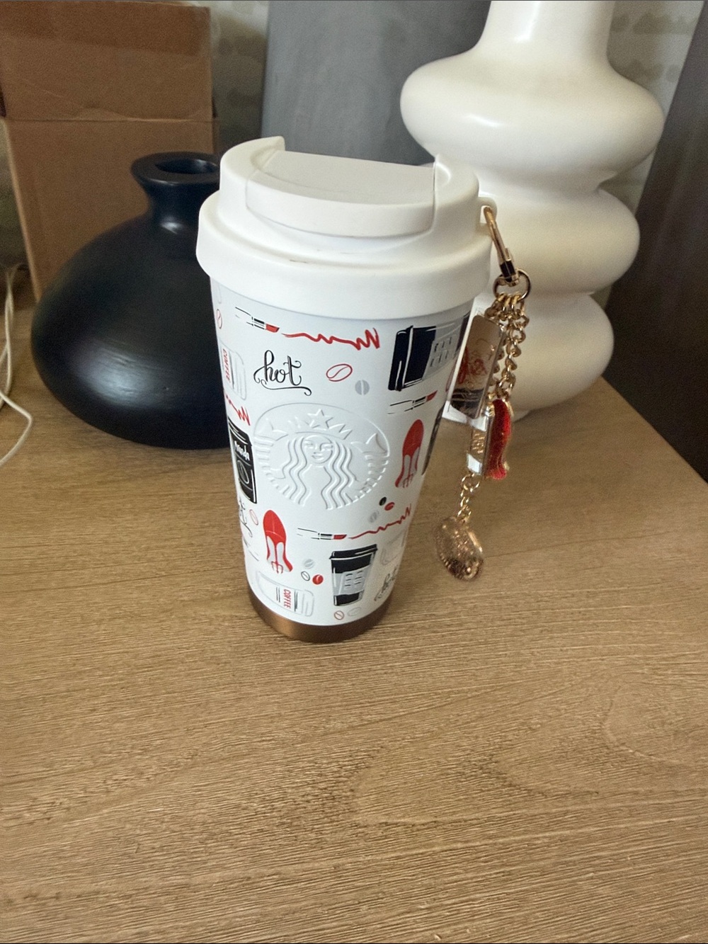 Starbucks “The Devil Wears Prada” Tumbler with Charms